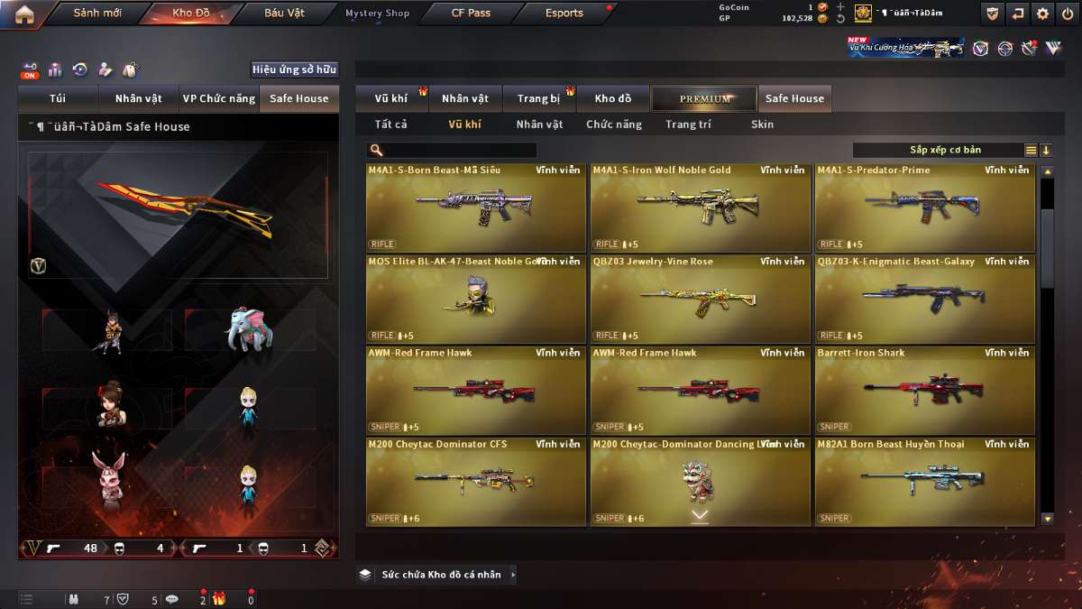 shop acc cf uy tin gia re
